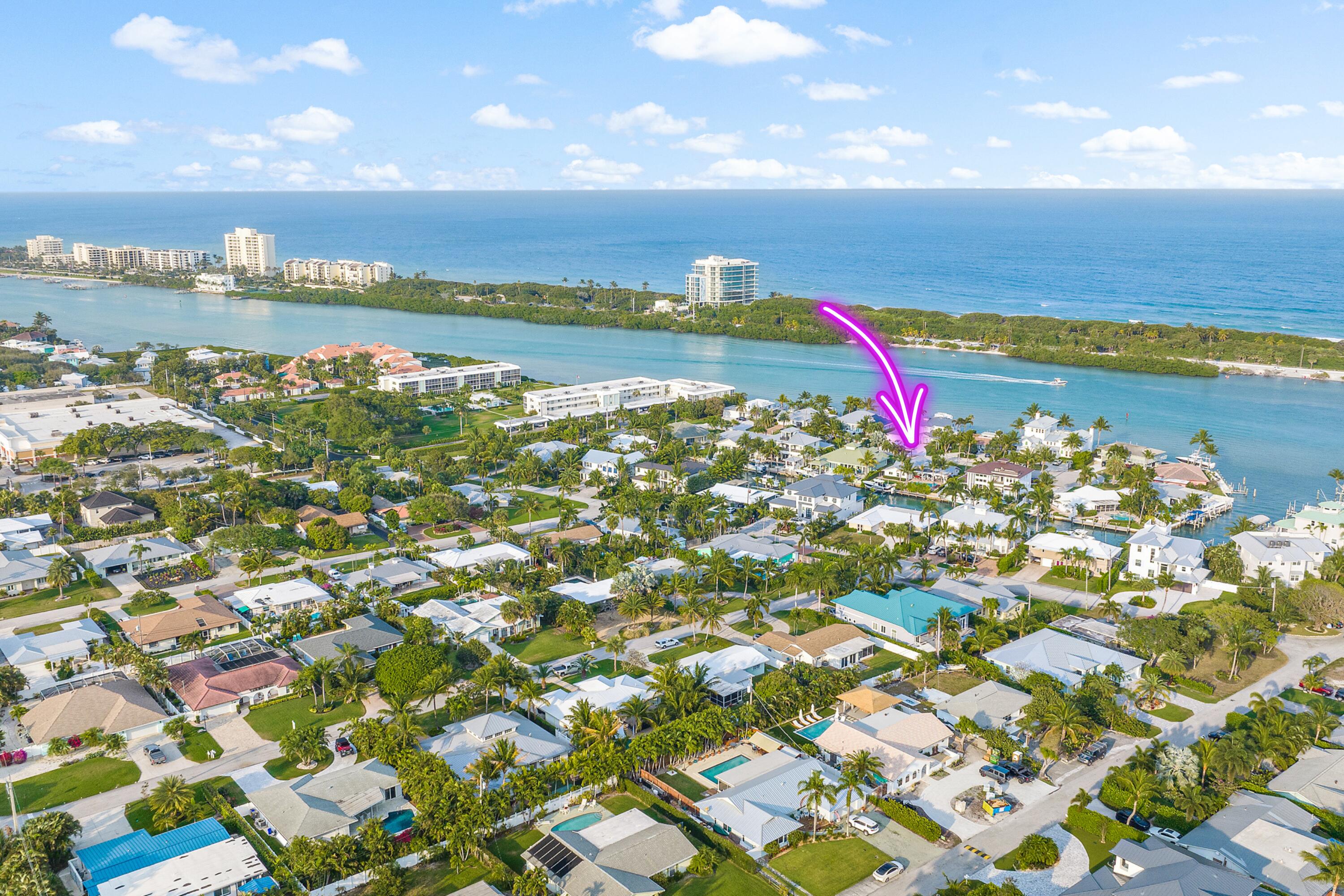 19165 Waterway Road Jupiter, FL 33469 - Photo 10 of 45 Aerial