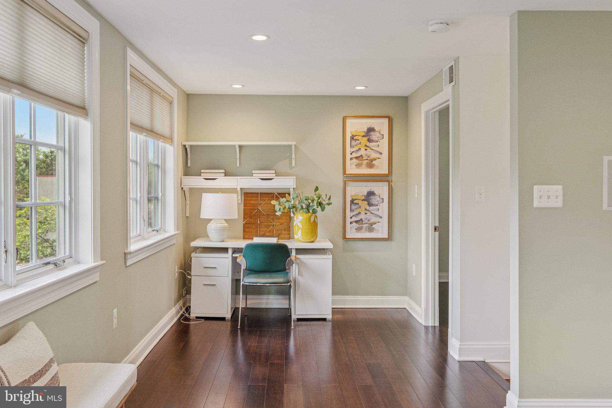 657 E Street Southeast Washington, DC 20003 - Photo 32 of 41 a view of kitchen with furniture and wooden floor