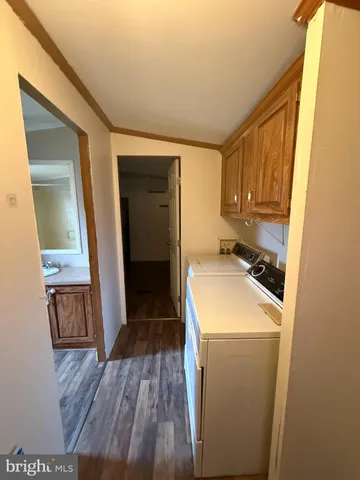 a room with storage and utility