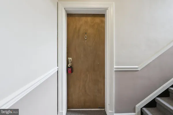 a view of front door