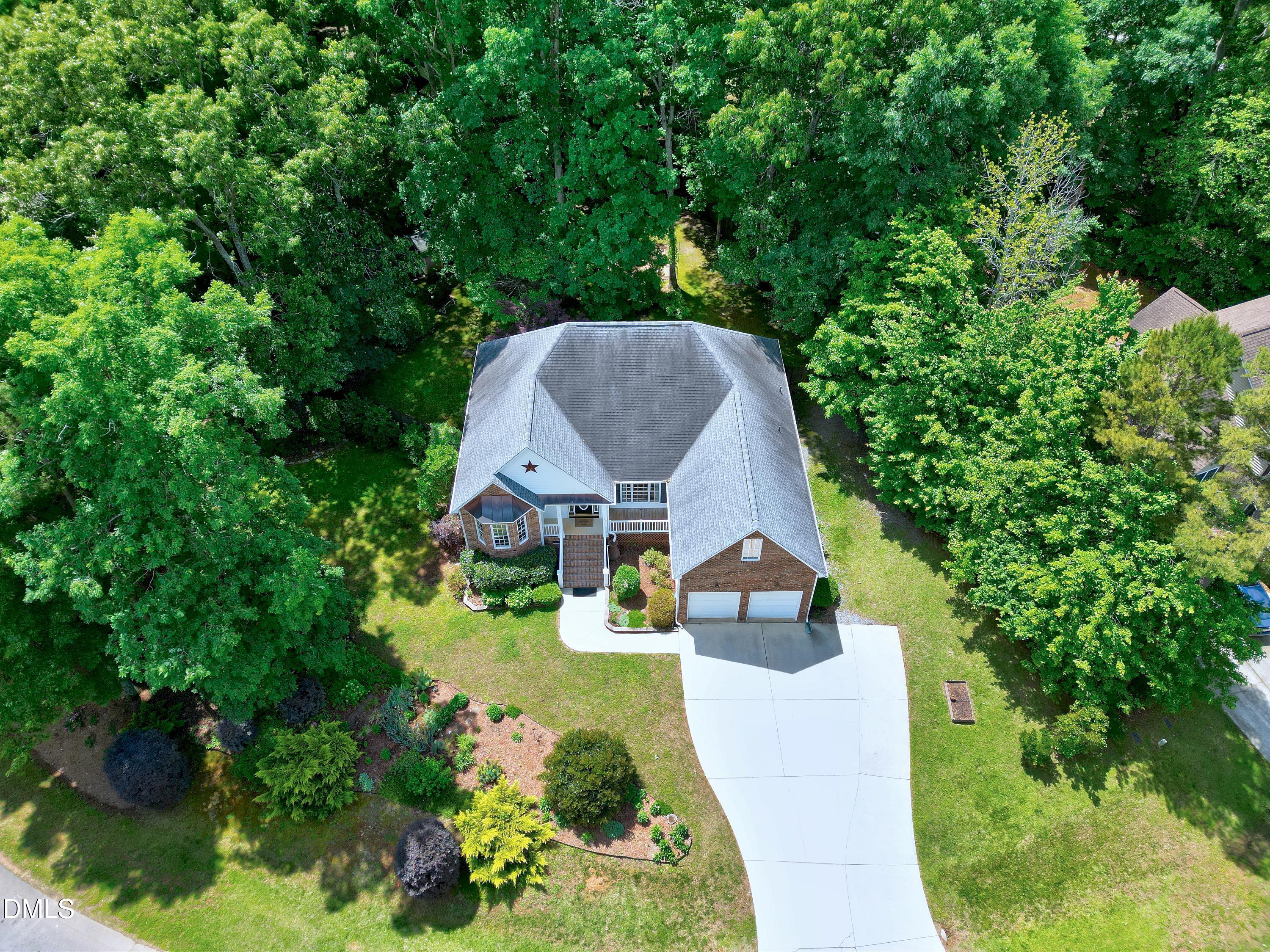1320 Taylor Farm Road Raleigh, NC 27603 - Photo 50 of 56 an aerial view of a house