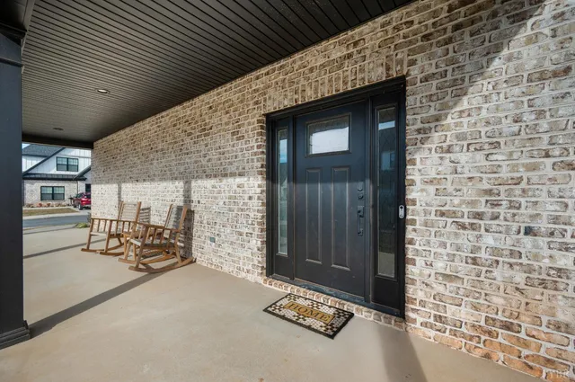 a view of outdoor seating space