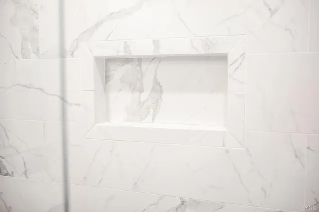 a view of hallway with stairs