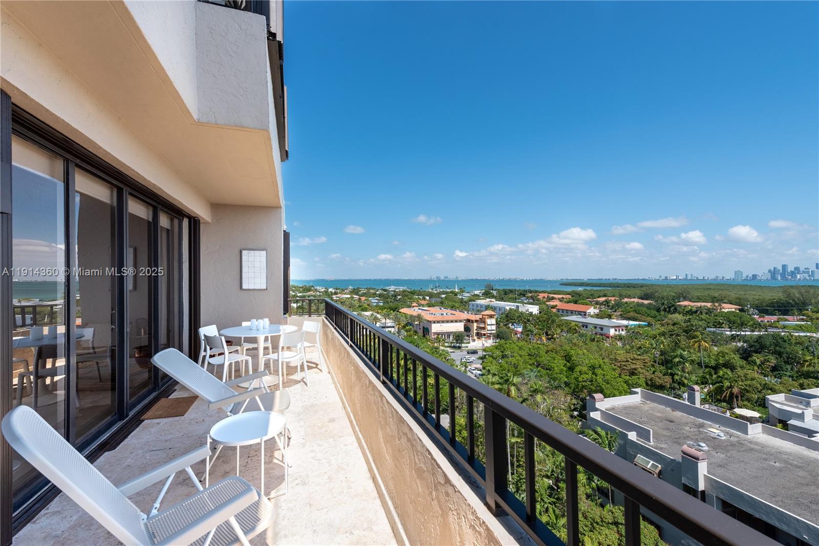 151 Crandon Boulevard, Unit 1036 Key Biscayne, FL 33149 - Photo 4 of 28 a view of balcony with furniture