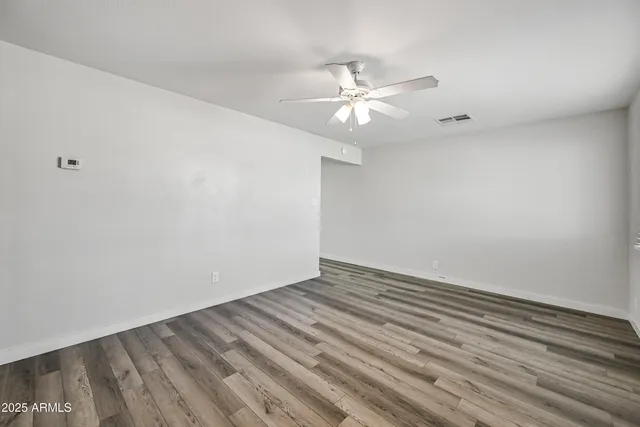 wooden floor in an empty room
