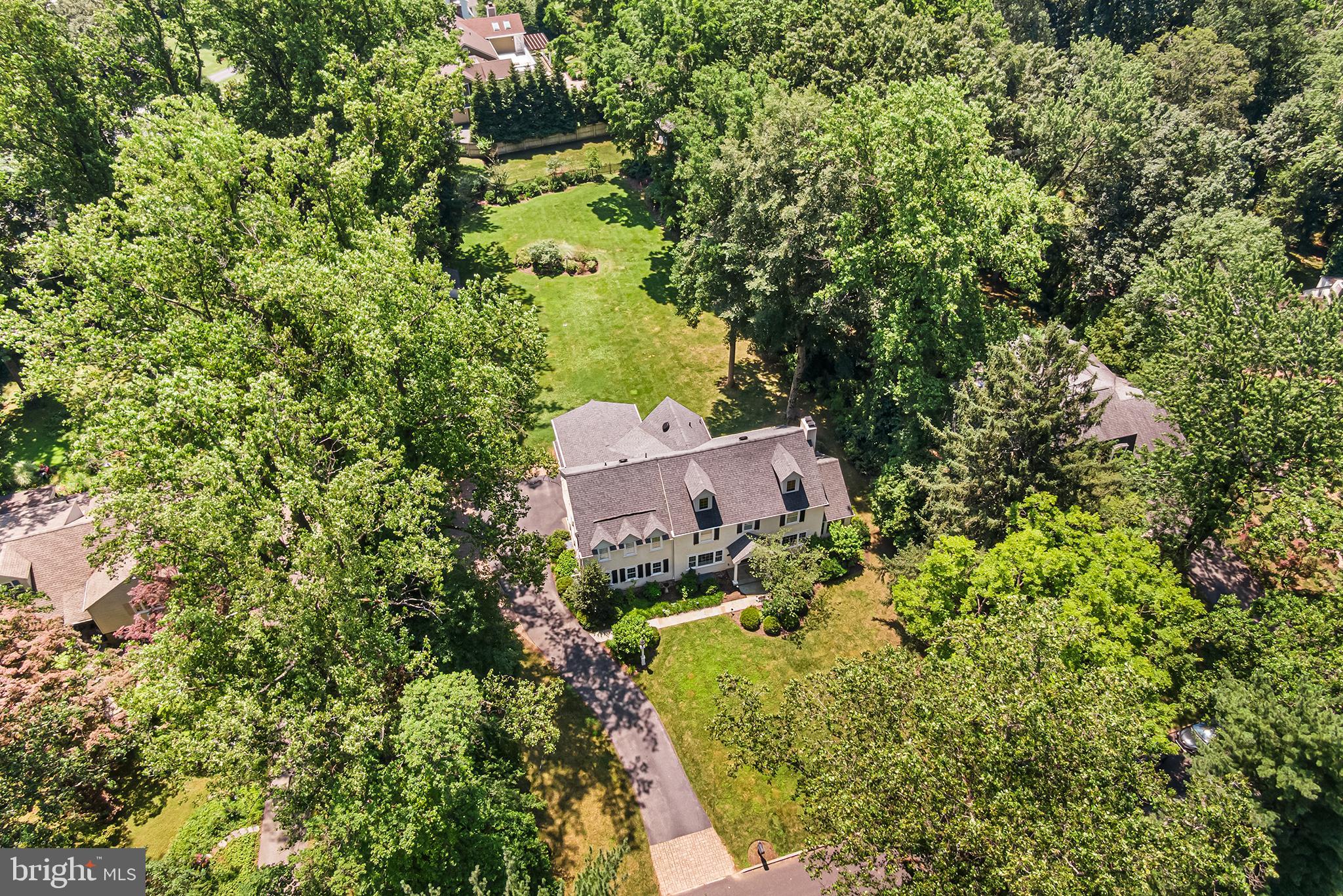 113 Deepdale Road Wayne, PA 19087 - Photo 63 of 68 an aerial view of a house with a yard