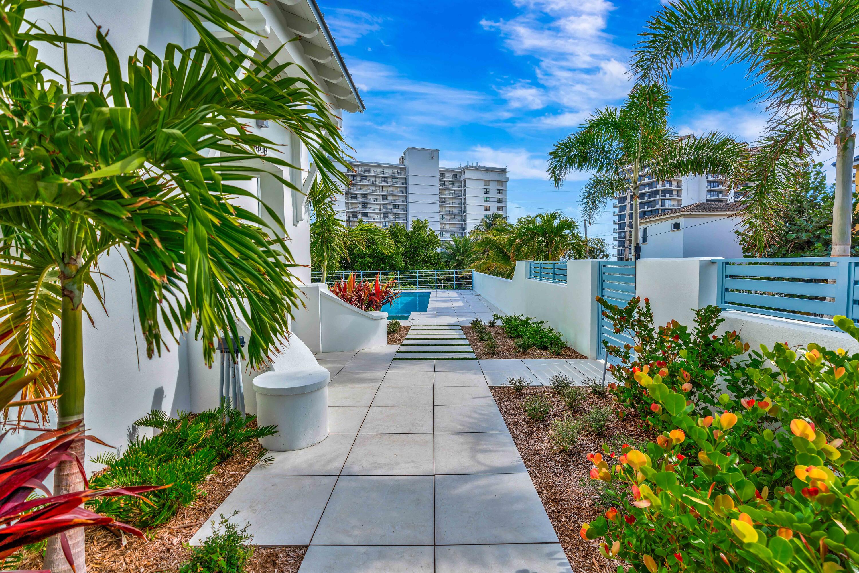 461 Venus Drive, Unit B Juno Beach, FL 33408 - Photo 68 of 85 Lushly Landscaped Front Walk