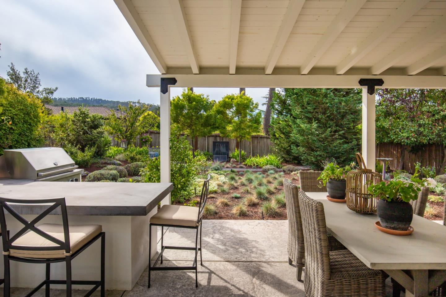 2 Black Tail Lane Monterey, CA 93940 - Photo 31 of 32 a view of an outdoor dining space with a table and chairs