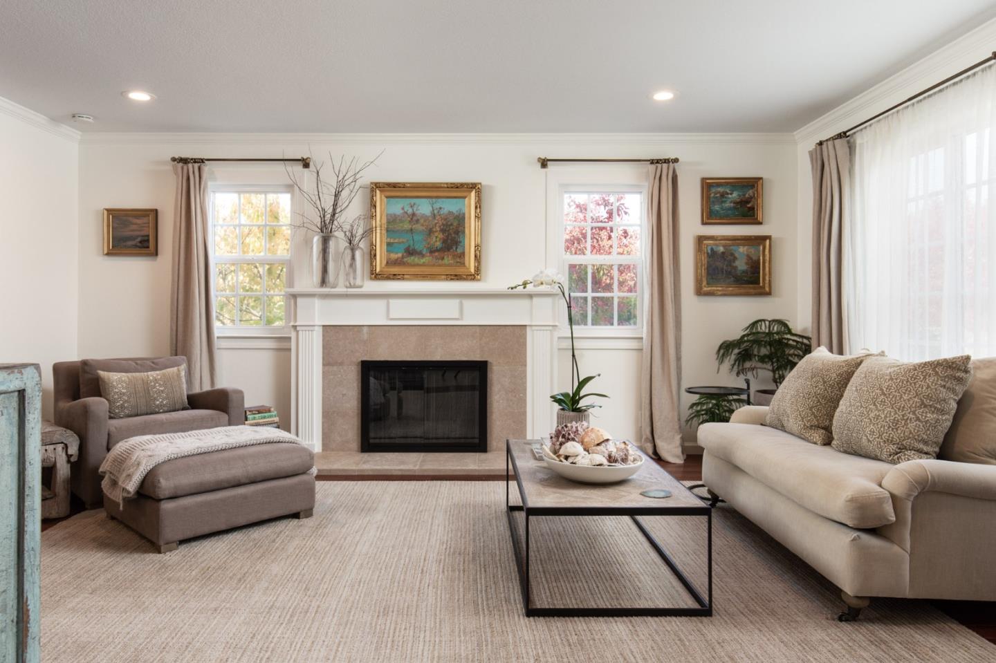 2 Black Tail Lane Monterey, CA 93940 - Photo 8 of 32 a living room with furniture and a fireplace