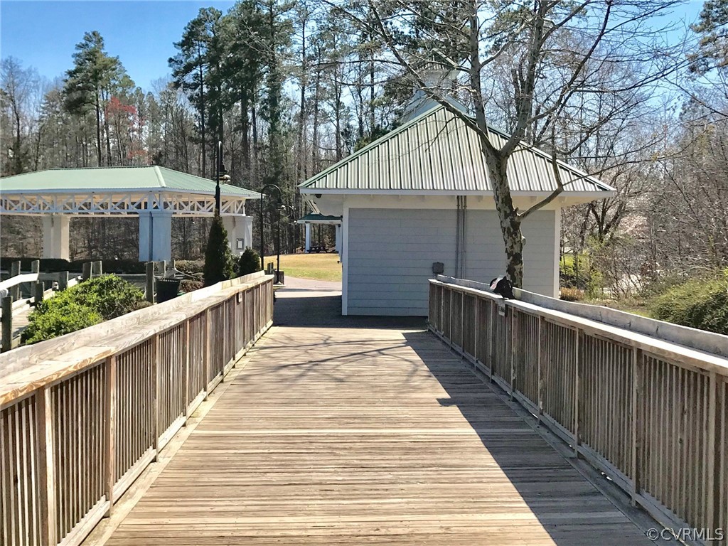 5509 Chatmoss Road Midlothian, VA 23112 - Photo 31 of 38 a view of a house with wooden deck
