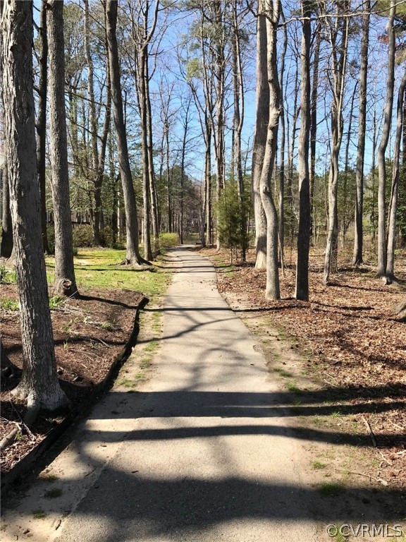 5509 Chatmoss Road Midlothian, VA 23112 - Photo 36 of 38 a view of a yard with large trees