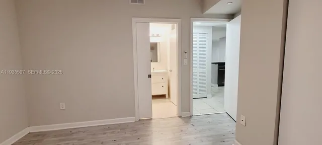 a view of an empty room