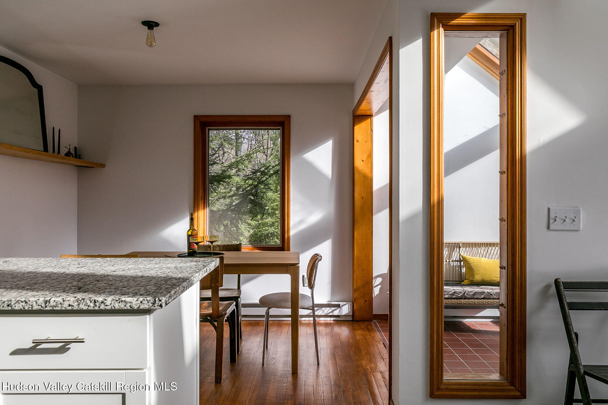 446 Abbey Road Woodstock, NY 12457 - Photo 11 of 32 a view of living room with furniture and floor to ceiling window