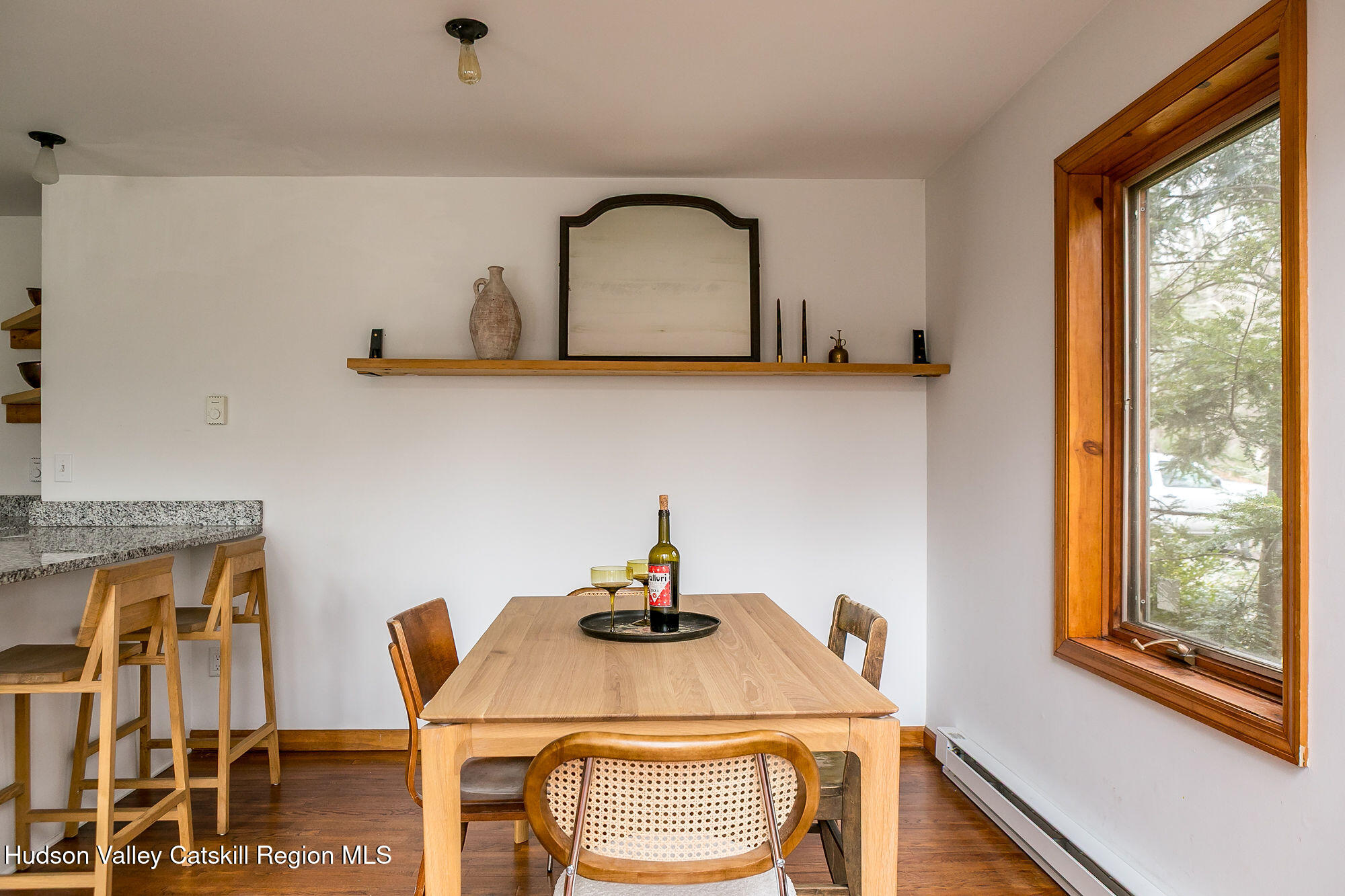 446 Abbey Road Woodstock, NY 12457 - Photo 12 of 32 a bedroom with a bed and a window