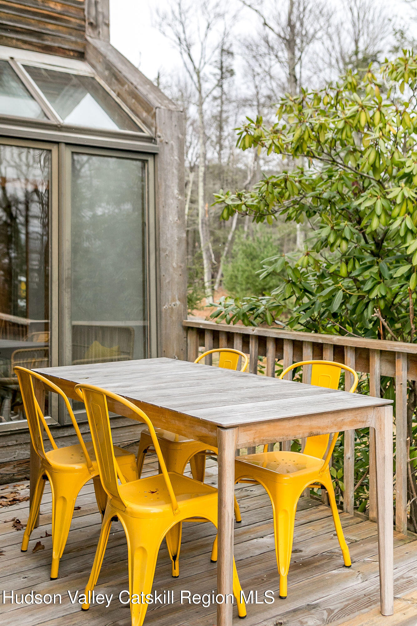 446 Abbey Road Woodstock, NY 12457 - Photo 25 of 32 a view of a swimming pool with a chair and table in the patio
