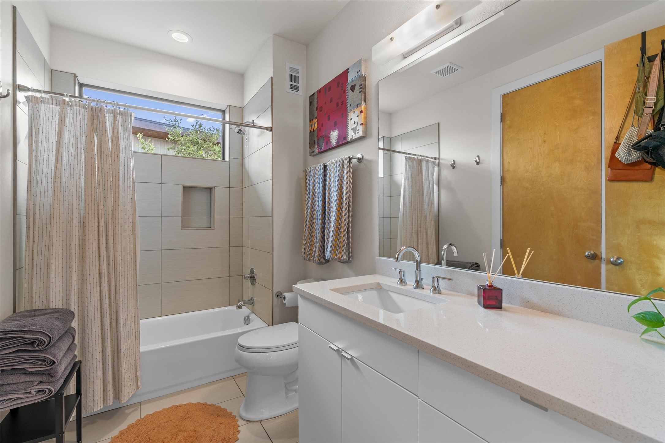 408 Starlight Village Loop Leander, TX 78641 - Photo 35 of 40 A well-lit bathroom provides a comfortable and convenient space for daily routines.