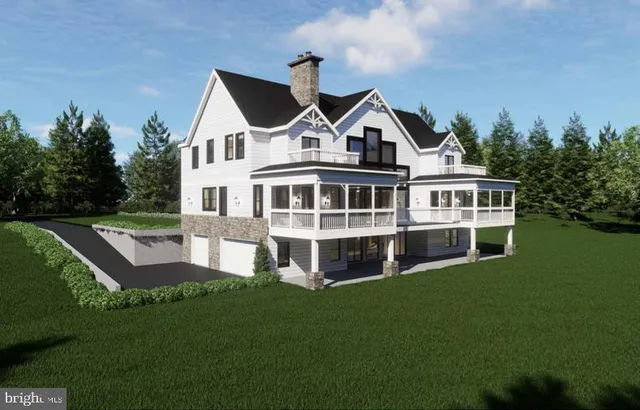 a view of house with yard and entertaining space