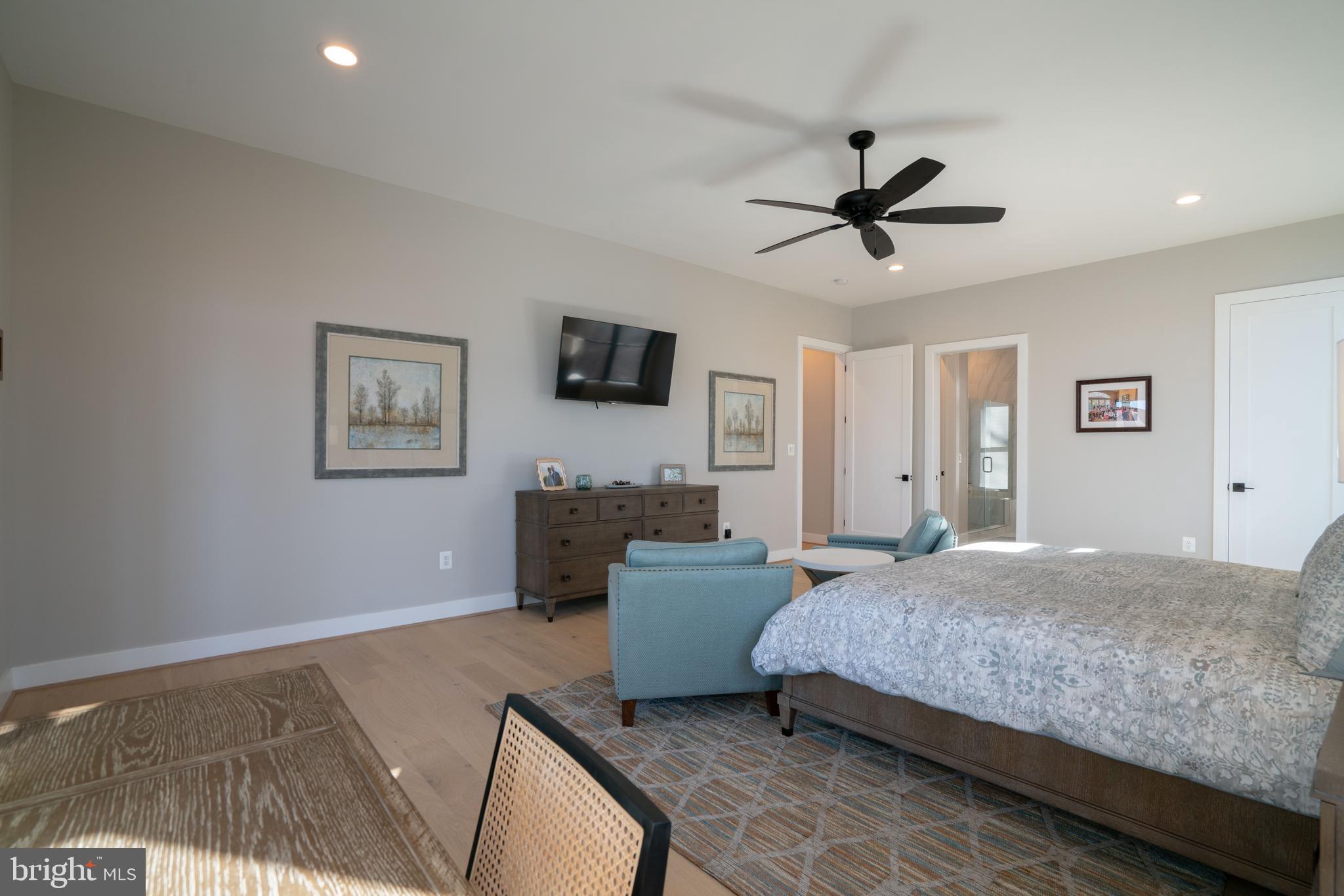 290 Carrs Bridge Road Mineral, VA 23117 - Photo 68 of 101 a bedroom with a bed and a flat screen tv