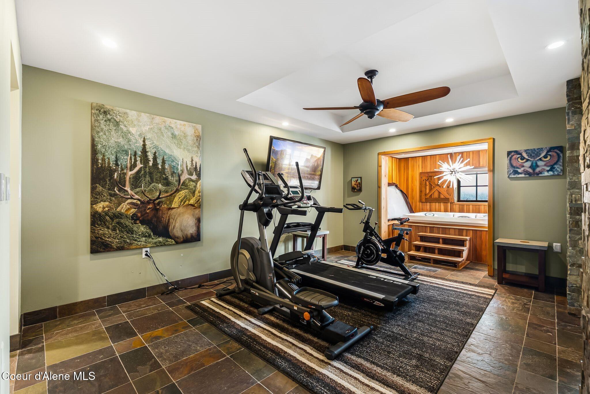 91 Village Lane Sandpoint, ID 83864 - Photo 47 of 66 Exercise Space or Rec Room