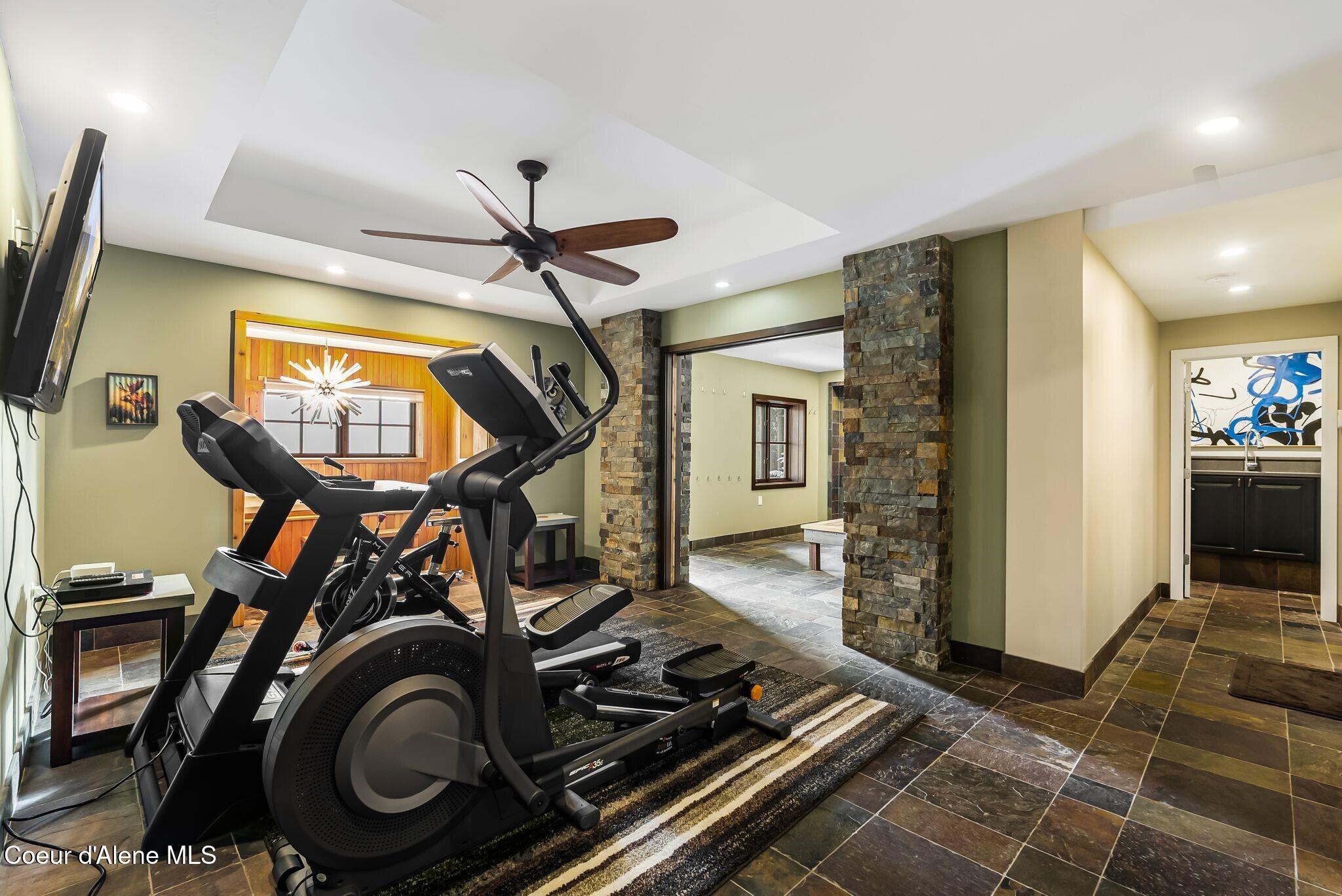 91 Village Lane Sandpoint, ID 83864 - Photo 48 of 66 Exercise Space or Rec Area