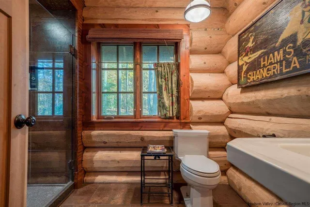 a room with furniture and a window