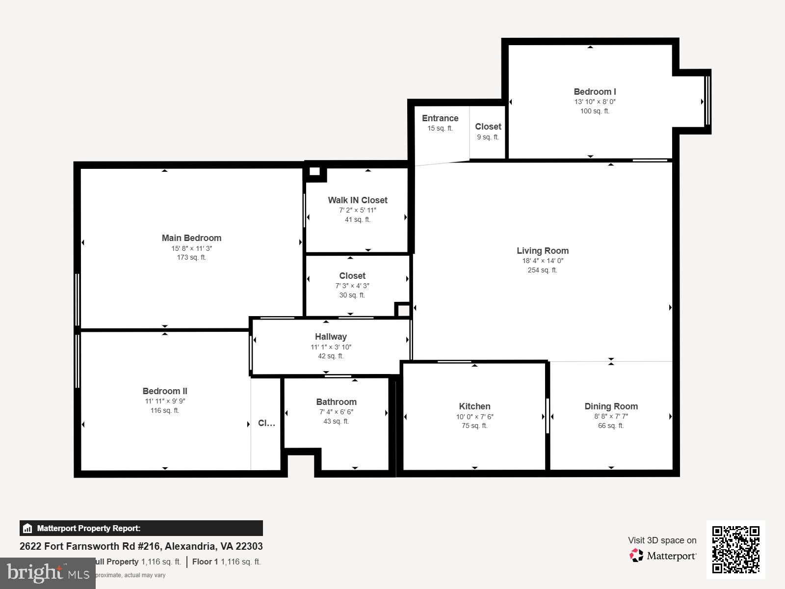 2622 Fort Farnsworth Road, Unit 216 Alexandria, VA 22303 - Photo 27 of 51 Floor Layout