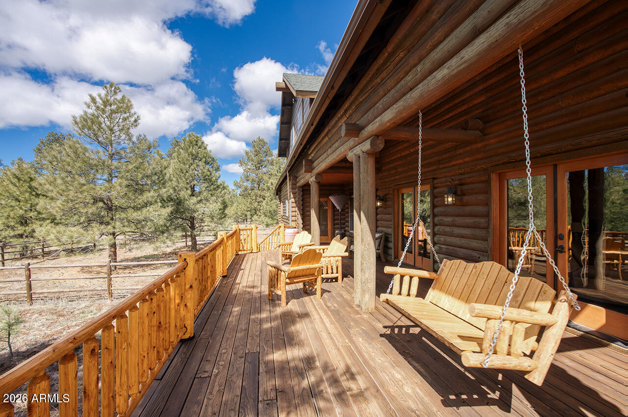 13090 Ghost Train Trail Parks, AZ 86046 - Photo 17 of 23 a view of balcony with furniture