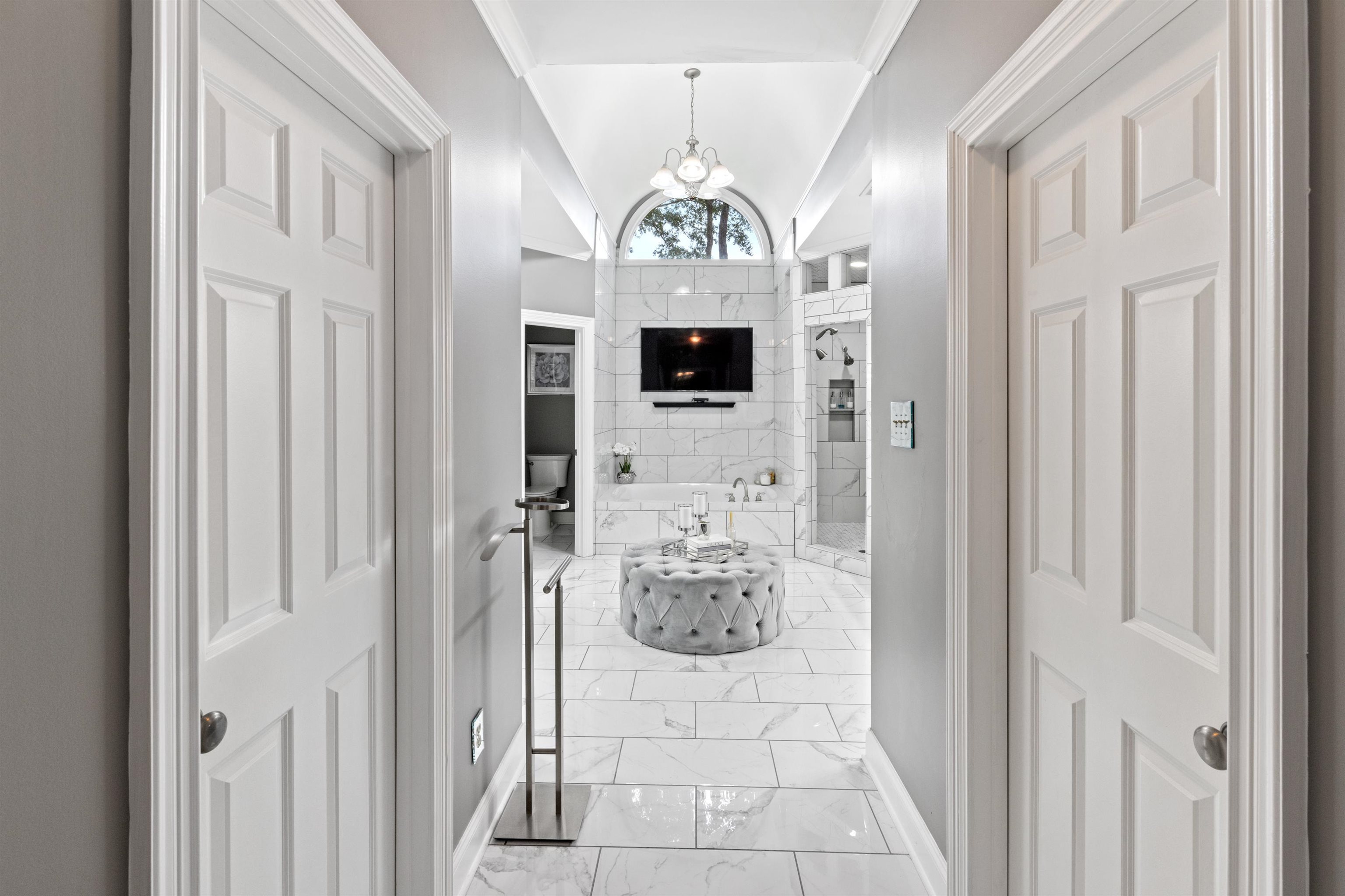 11241 Latting Road Eads, TN 38028 - Photo 22 of 31 a view of an entryway with chandelier