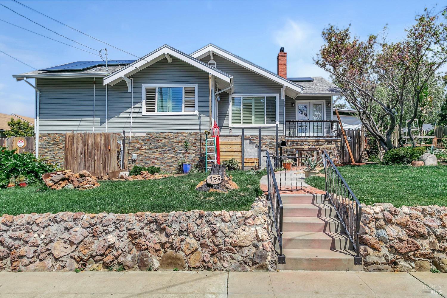 938 Nebraska Street Vallejo, CA 94590 - Photo 1 of 1 a front view of a house with a garden