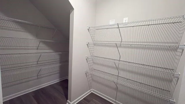 a view of walk in closet