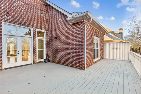 a view of a house with wooden floor