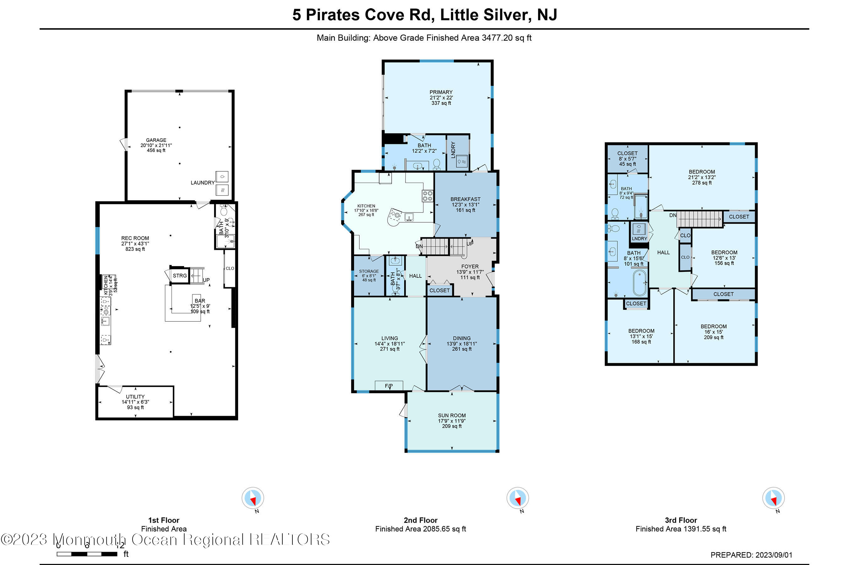 5 Pirates Cove Road Little Silver, NJ 07739 - Photo 64 of 71 01-5 Pirates Cove FP-1