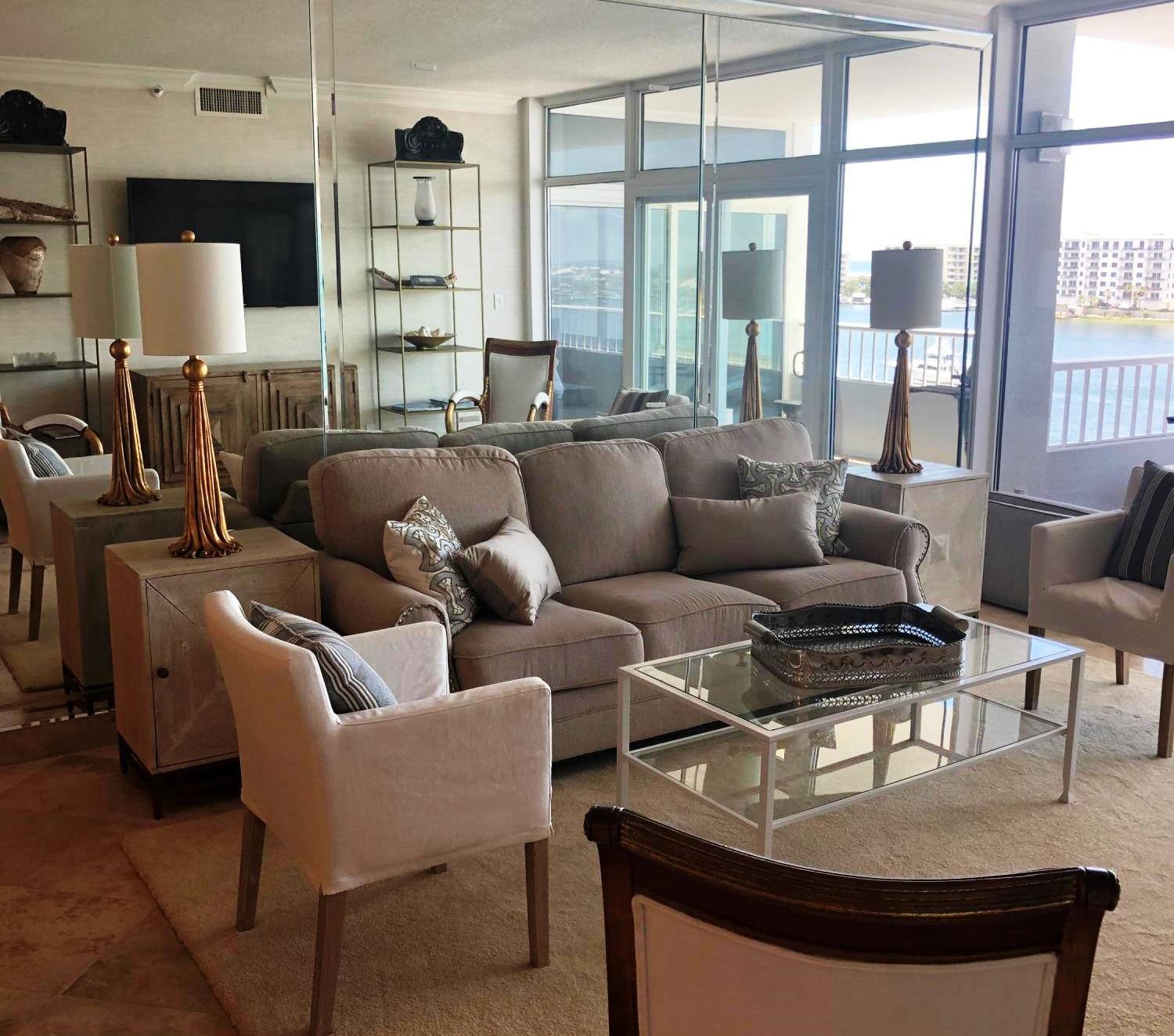 320 Harbor Boulevard, Unit 502 Destin, FL 32541 - Photo 8 of 22 a living room with furniture and a large window