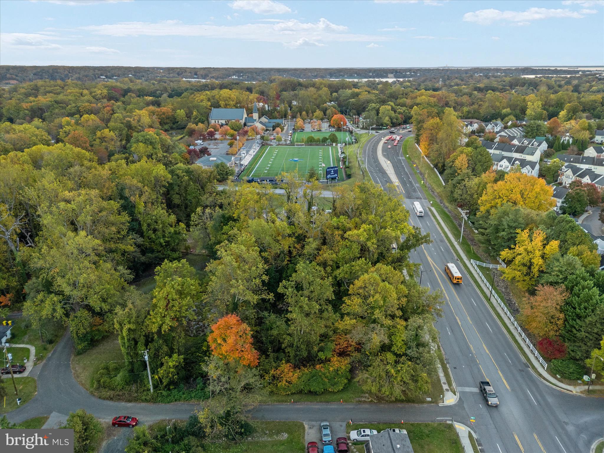 668 North Bestgate Road Annapolis, MD 21401 - Photo 15 of 19 an aerial view of residential houses with outdoor space and trees