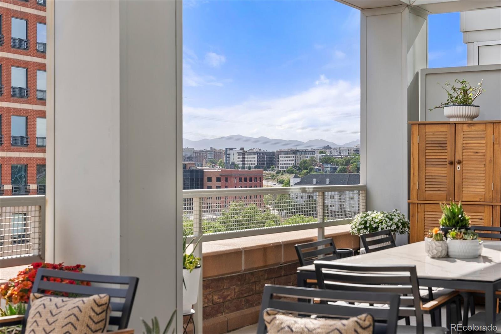 1610 Little Raven Street, Unit PH6 Denver, CO 80202 - Photo 16 of 41 a view of balcony with furniture