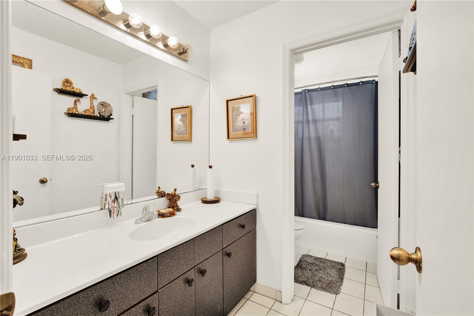 10825 Southwest 91st Lane Miami, FL 33176 - Photo 18 of 52 a bathroom with a sink double vanity and a mirror