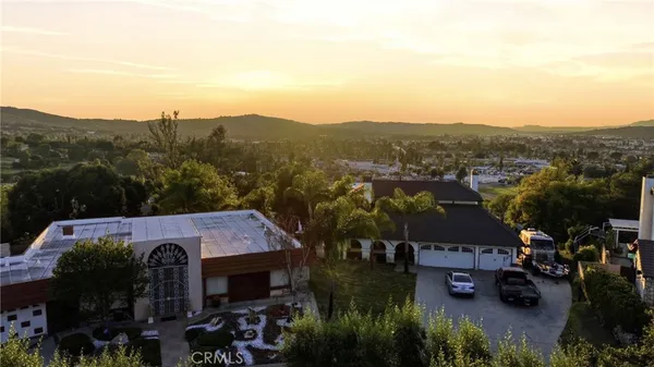 a view of city and mountain