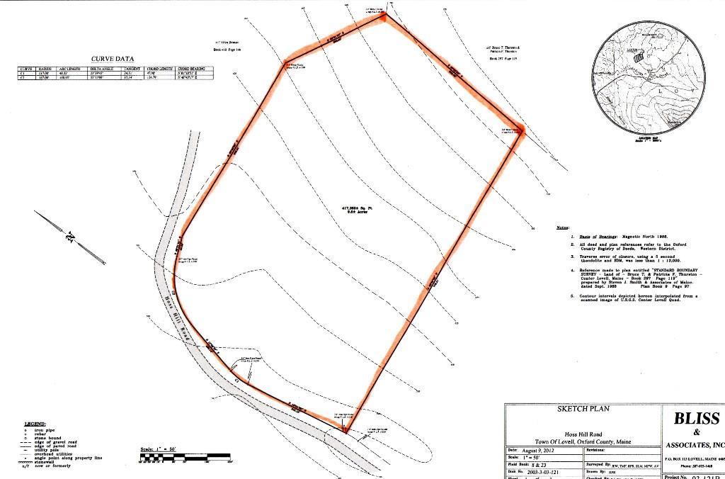 9.6 acres on Hoss Hill Road in...