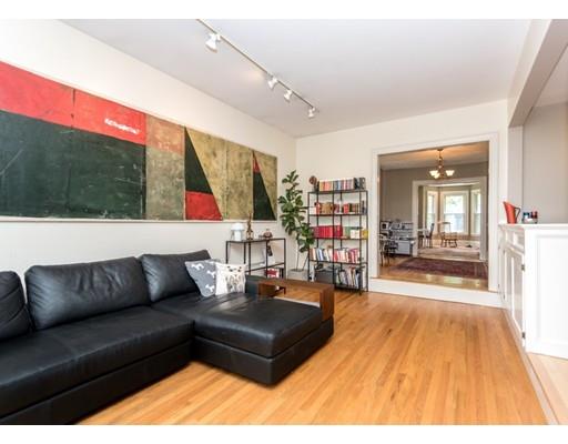 19 Forest Street Newton, MA 02461 - Photo 7 of 33 a living room with furniture and a wooden floor