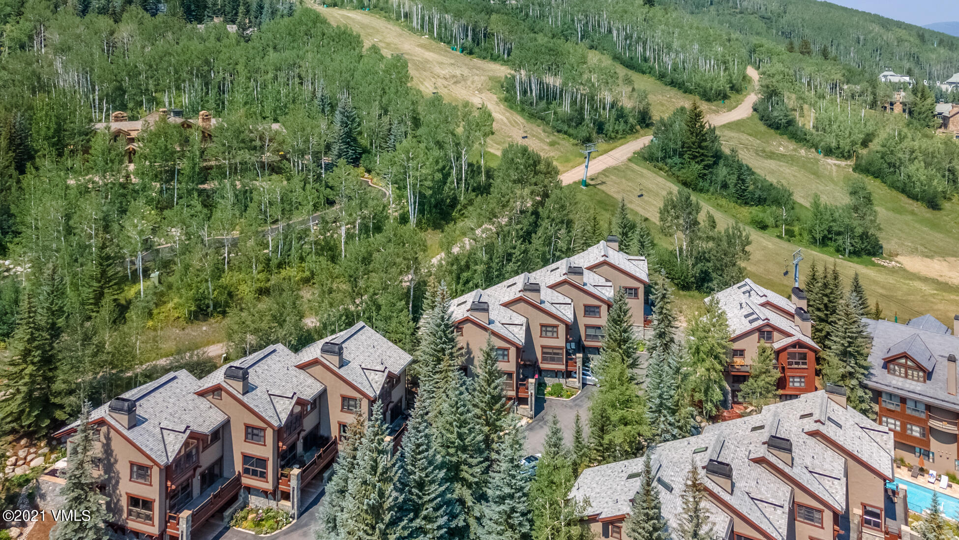 40 Elk Track Road, Unit 1 Beaver Creek, CO 81620 - Photo 29 of 31 an aerial view of multiple house