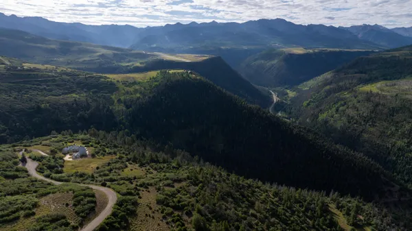 a view of outdoor space and mountain view