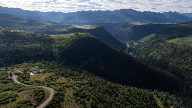 a view of outdoor space and mountain view