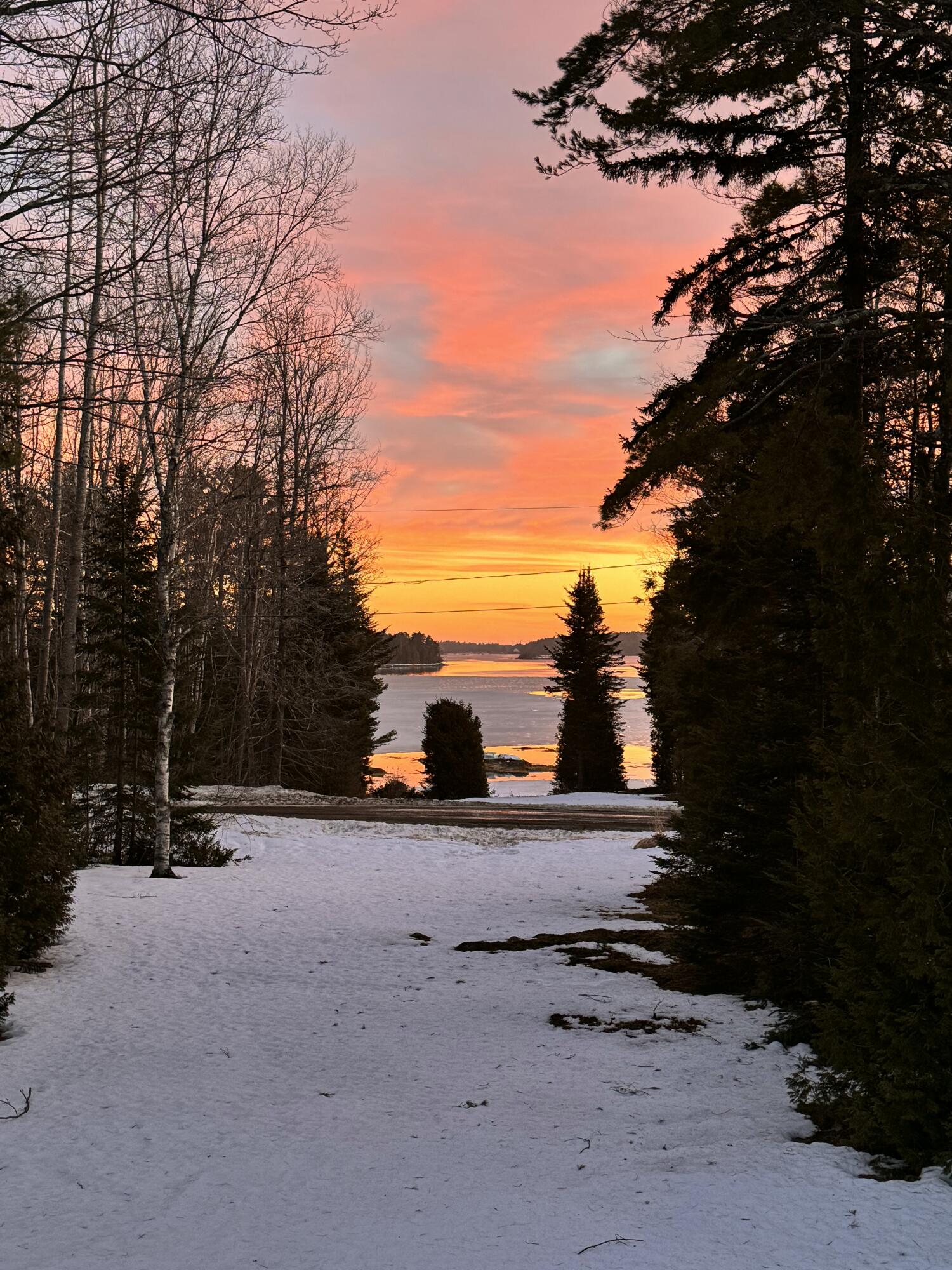 121 Brickyard Cove Road Harpswell, ME 04079 - Photo 50 of 54 Wintery Sunset