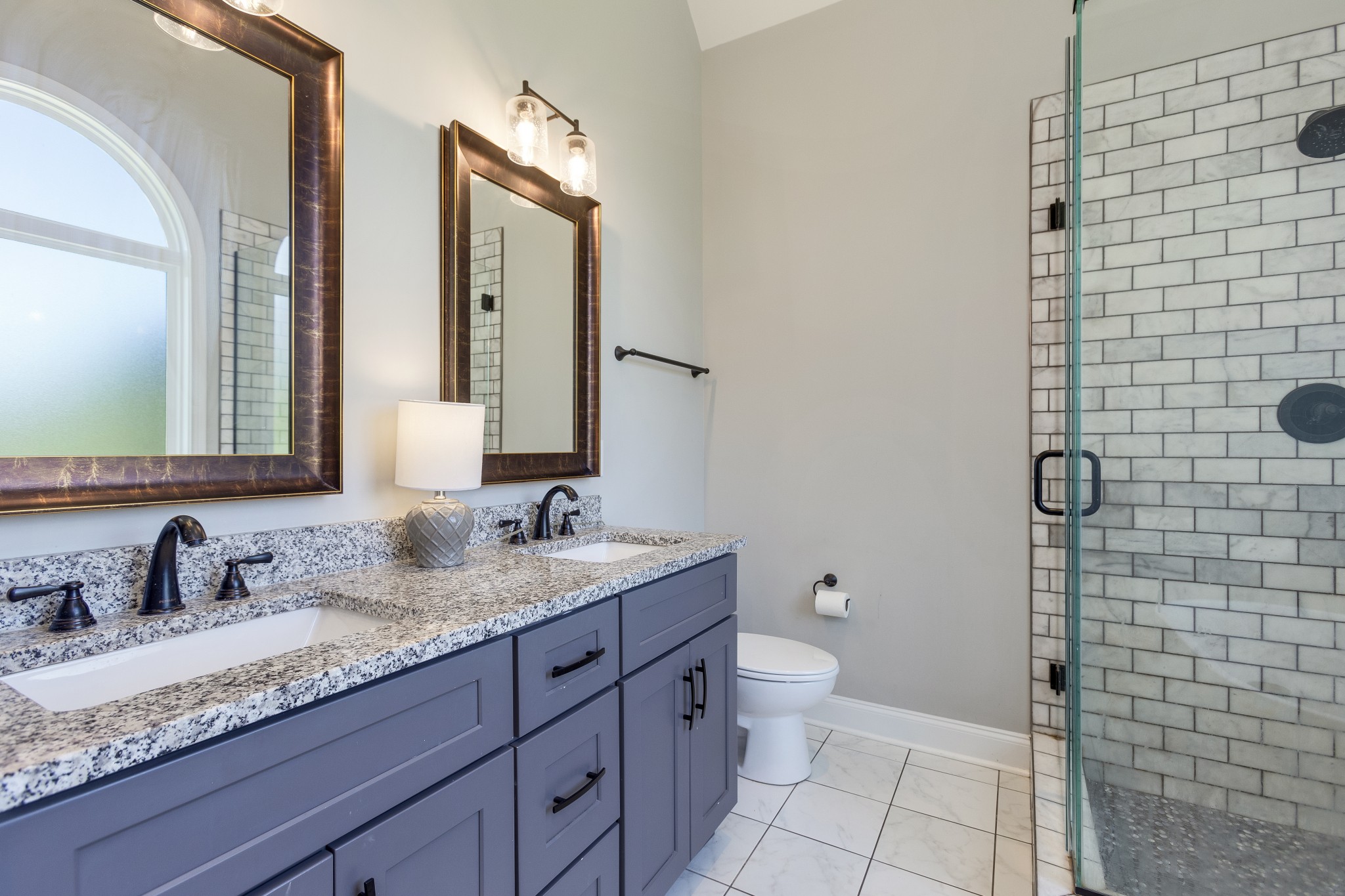 20 Shema Lane Lebanon, TN 37087 - Photo 17 of 38 a bathroom with a granite countertop sink toilet and mirror