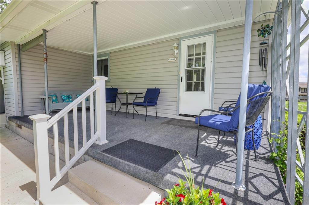 1069 North Keel Ridge Road Hermitage, PA 16148 - Photo 45 of 50 a balcony with furniture and a potted plant