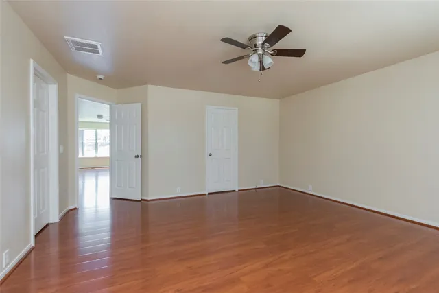 wooden floor in an empty room