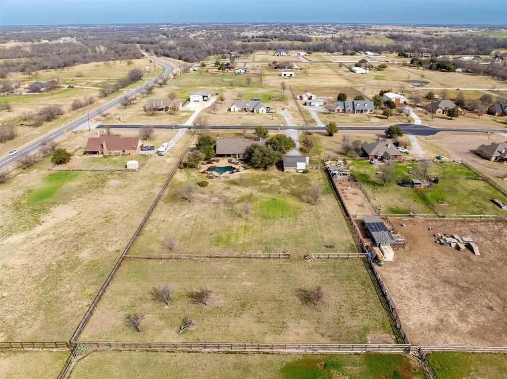 6210 Deer Run Road Sanger, TX 76266 - Photo 40 of 40 an aerial view of residential houses with outdoor space