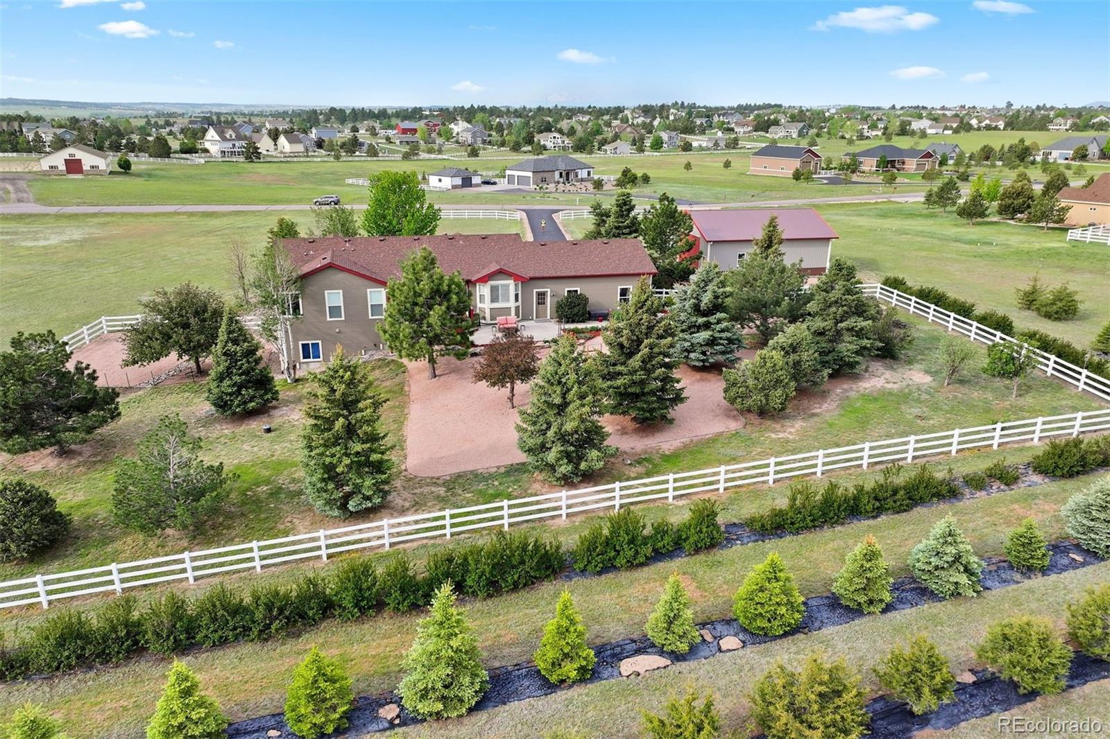 3519 Zane Grey Loop Parker, CO 80138 - Photo 3 of 40 a view of a city with a lake