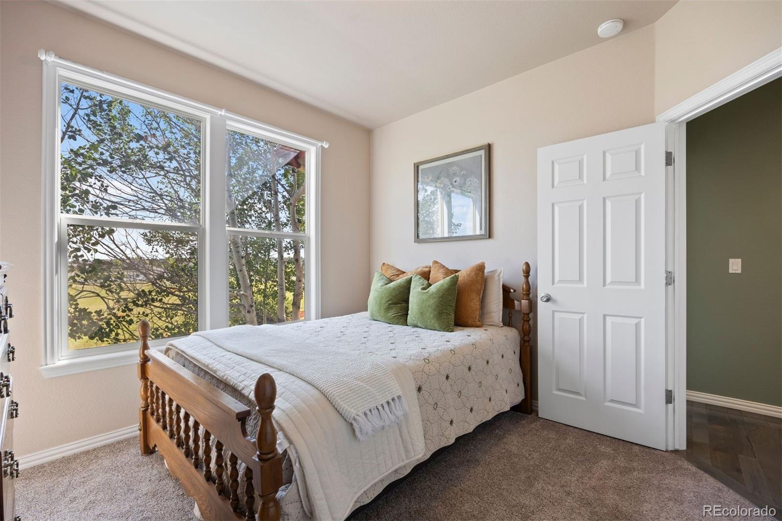 3519 Zane Grey Loop Parker, CO 80138 - Photo 33 of 40 a bedroom with a bed and a window