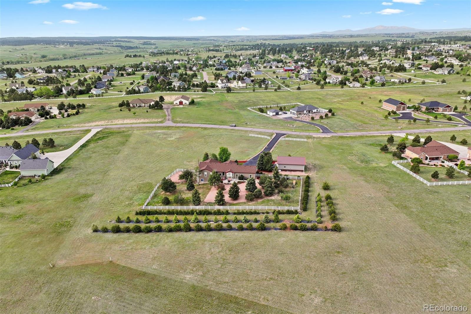 3519 Zane Grey Loop Parker, CO 80138 - Photo 39 of 40 an aerial view of a city